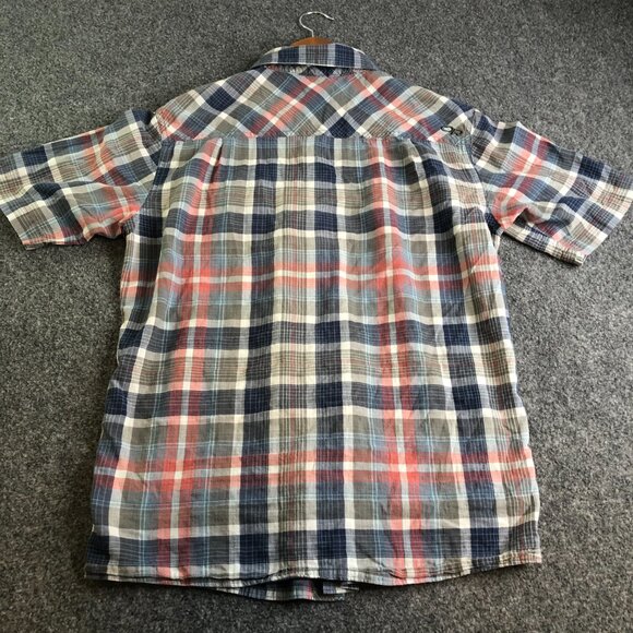 Outdoor Research Shirt Mens Medium Plaid Short Sleeve Pocket Hiking Lightweight - Picture 5 of 7